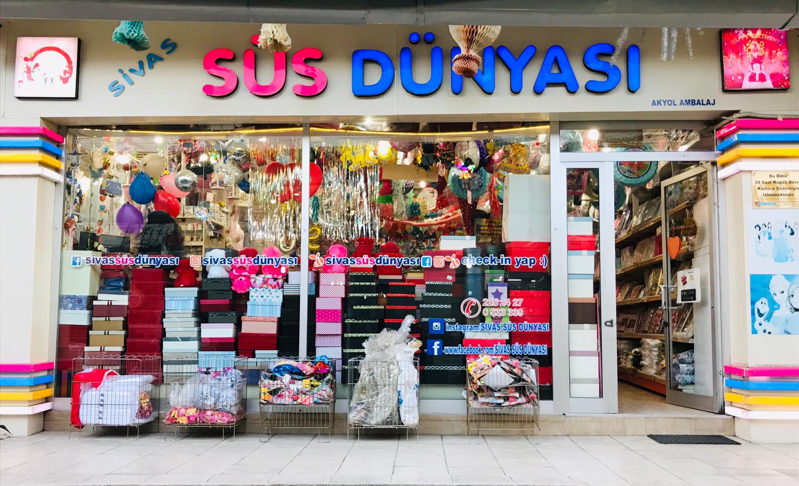 SİVAS SÜS DÜNYASI PARTİ VE ORGANİZASYON MALZEMELERİ